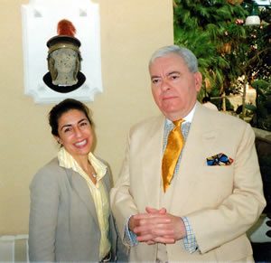 Francesca Tozzi, General Manager with Francis Bown, Capri Tiberio Palace Hotel, Capri, Italy | Bown's Best